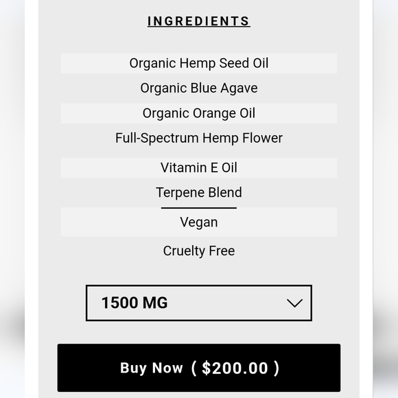 Non- (T) (H) (C) C. B. D. Extract Retail is $200 - Picture 3 of 6